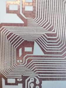 کیفیت رنگ برداری از روی PCB توسط دستگاه فایبر